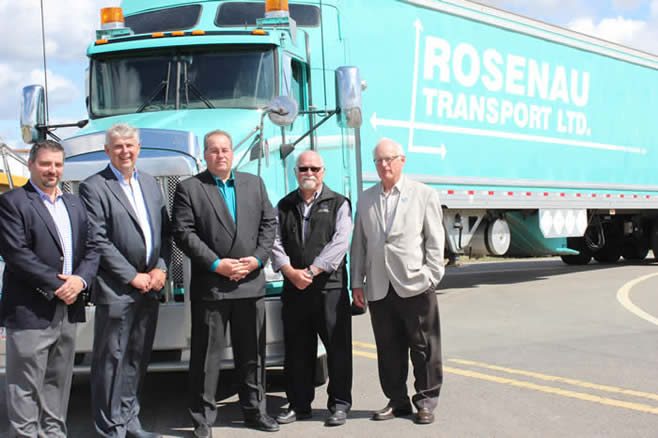 Rosenau Transport comme premier locataire de l'installation de fret