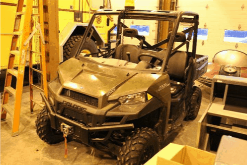 Grounds maintenance vehicle  - Polaris side-by-side