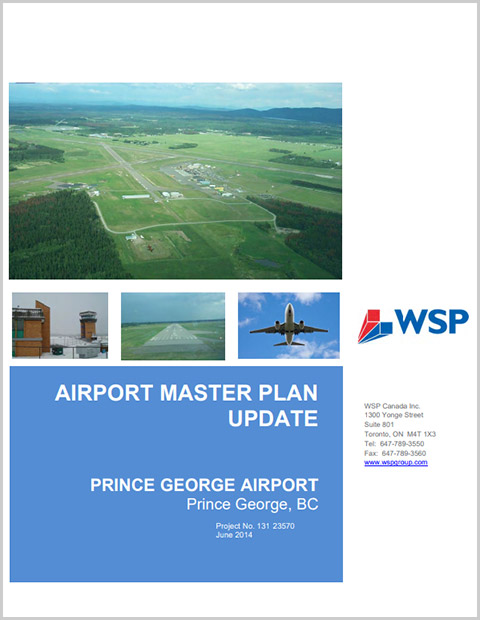 Couverture du schéma directeur de l'aéroport