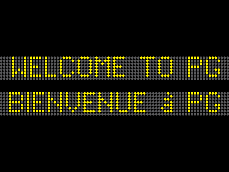Welcome to PG. Bienvenue a PG.