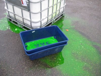 Déversement de glycol